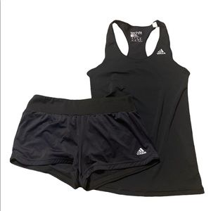 NWOT Adidas Techfit Athletic Shorts And Tank Top, Size…